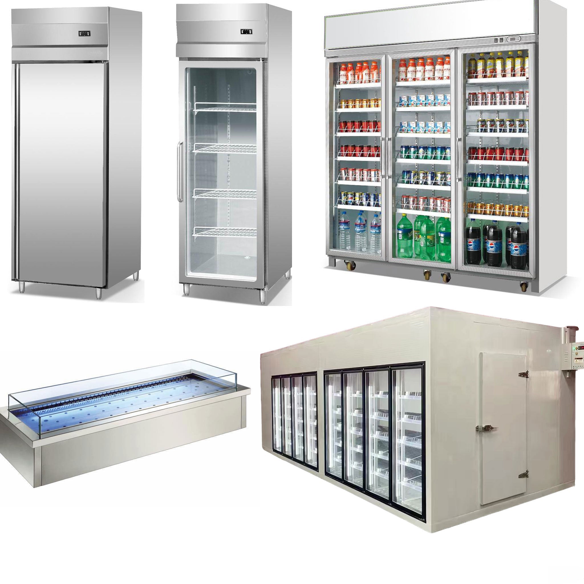 Commercial coolers